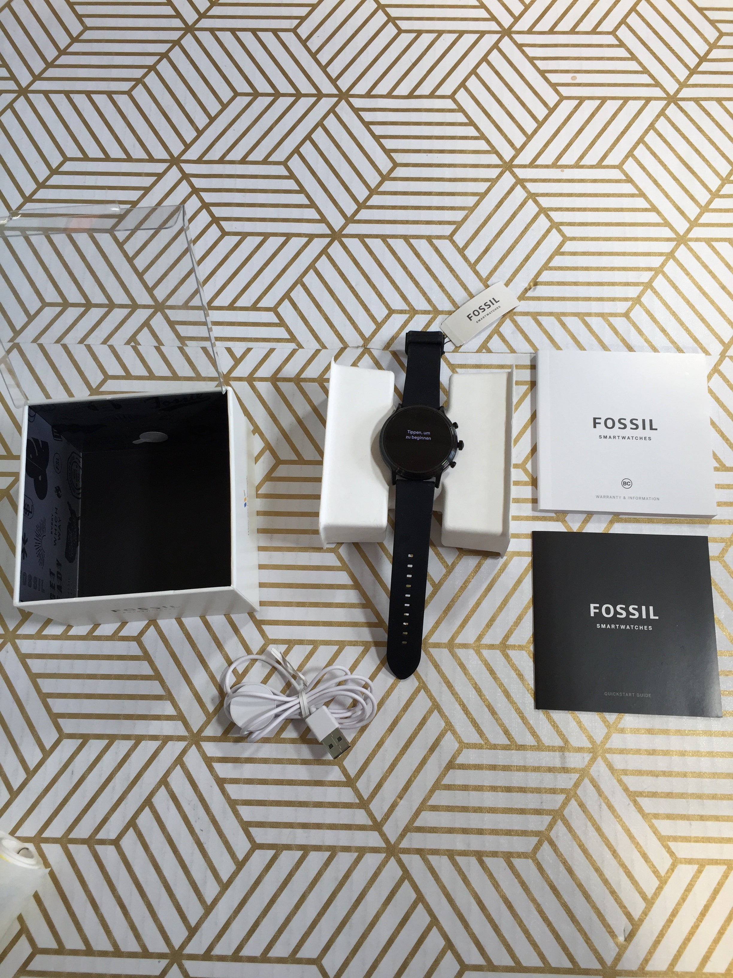 Fossil Gen 5 Carlyle Stainless Steel Touchscreen Smartwatch - FTW4025 (7754658808046)